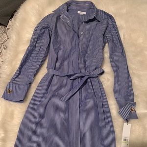 BRAND NEW CALVIN KLEIN STRIPED DRESS!!